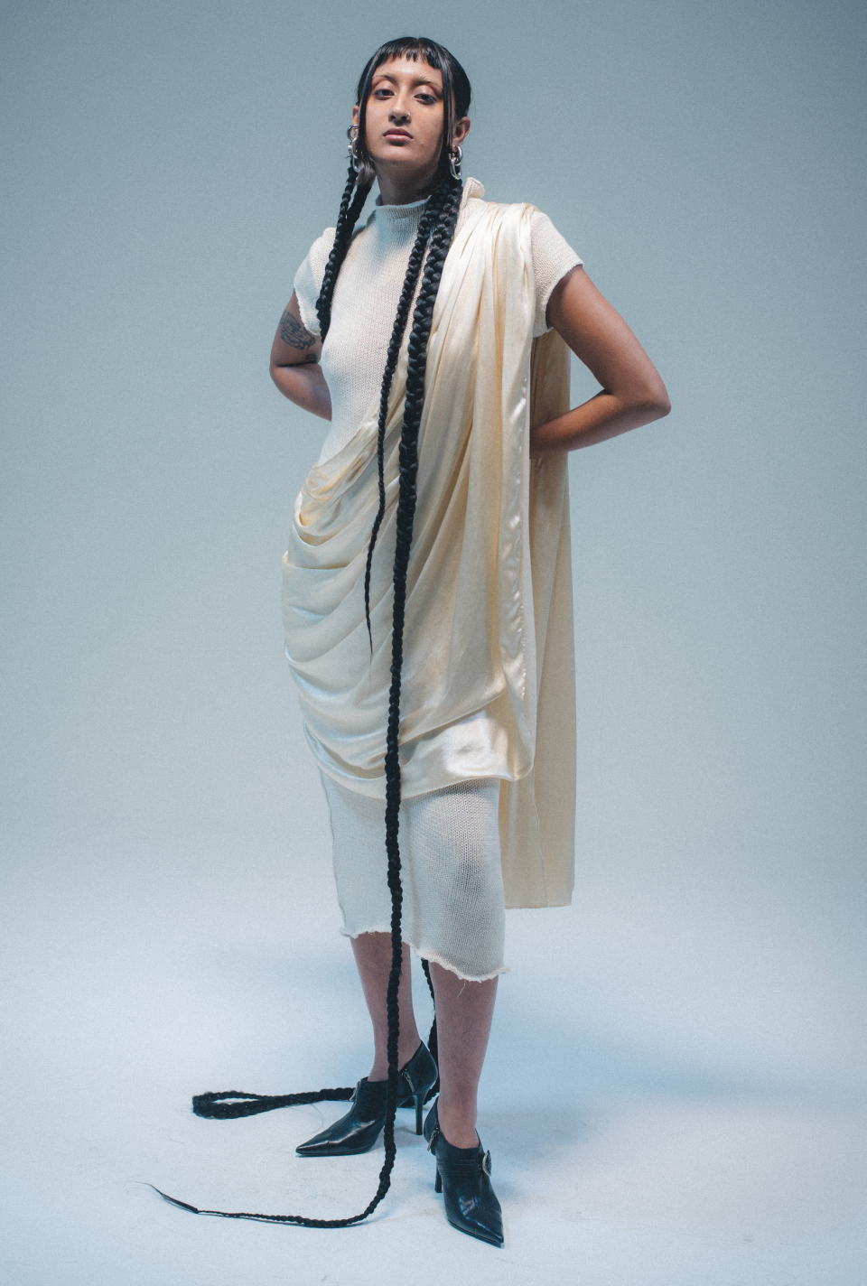 saree midi dress Champi Midi Saree Dress XS